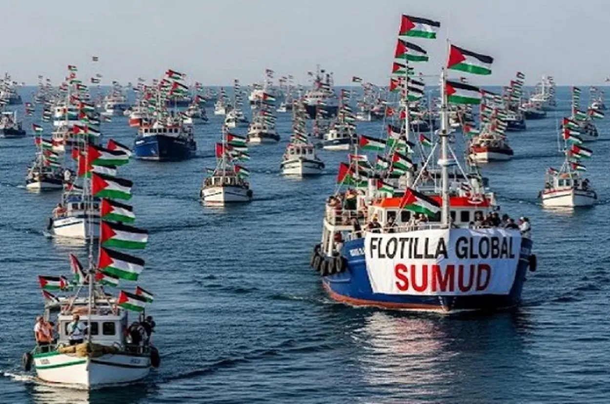 ناوگان صمود: امشب وارد منطقه بسیار خطرناک می‌شویم