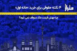 ۴ نکته حقوقی برای خرید «خانه اول»