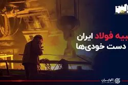 تنبیه فولاد ایران به دست خودی ها