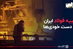 تنبیه فولاد ایران به دست خودی ها
