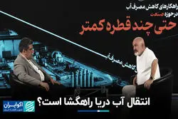  انتقال آب دریا راهگشا است ؟