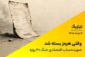 وقتی هرمز بسته شد؛ صورت‌حساب اقتصادی جنگ 40 روزه