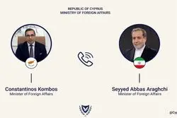 تماس تلفنی وزیر خارجه قبرس با عراقچی درباره مسائل دوجانبه و منطقه‌ای