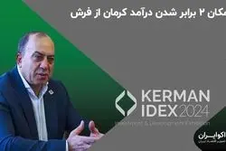 امکان 2 برابر شدن درآمد کرمان از فرش