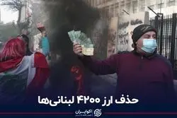 بانک مرکزی لبنان ارزش پوند را 90 درصد کاهش داد