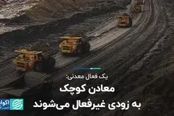 معادن کوچک به زودی غیرفعال می‌شوند