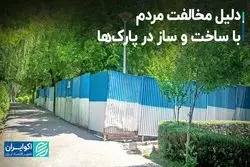 چرا مردم با ساخت‌وساز در پارک‌ها مخالفند؟