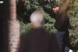 قاب دردناک از مسی در مراسم سوگواری پدرش + عکس