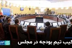 ترکیب تیم بودجه در مجلس