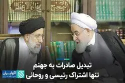 تبدیل صادرات به جهنم، تنها اشتراک رئیسی و روحانی