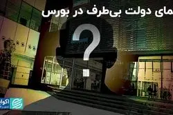 معمای دولت بی‌طرف در بورس
