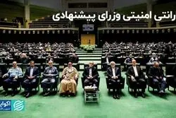  تاییدیه امنیتی وزرای پیشنهادی پزشکیان