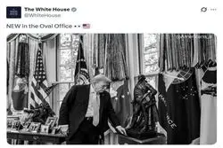 کاخ سفید با انتشار این عکس مرگ ترامپ را تایید کرد؟/ New in the Oval Office یعنی چه؟