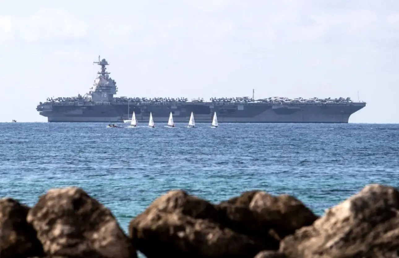 بیانیه رسمی نیروی دریایی: بزرگ‌ترین ناو هواپیمابر آمریکا وارد دریای کارائیب شد