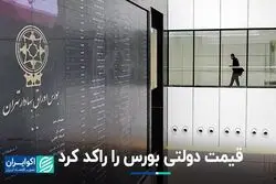 قیمت دولتی بورس را راکد کرد 