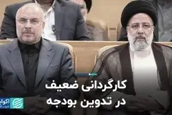 کارگردانی ضعیف در تدوین بودجه  