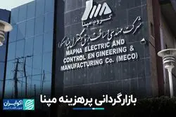 بازارگردانی پرهزینه مپنا