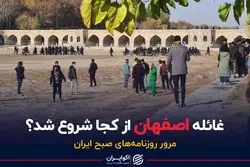 یک شبانه‌روز در اصفهان / از اعتراض مسالمت‌آمیز تا اتفاقات تلخ