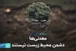 معدنی‌ها دشمن محیط زیست نیستند