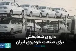 داروی شفابخش برای صنعت خودروی ایران