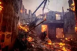 لس‌آنجلس در میان شعله‌های آتش