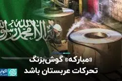 مبارکه گوش بزنگ تحرکات عربستان باشد