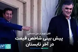 پیش‌بینی شاخص قیمت در آخر تابستان: قفل تورم در مرز حساس 