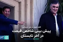 پیش‌بینی شاخص قیمت در آخر تابستان: قفل تورم در مرز حساس 