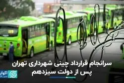ورود سازمان بازرسی به قرارداد چینی شهرداری تهران 