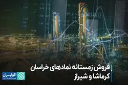 فروش زمستانه نمادهای خراسان، کرماشا و شیراز