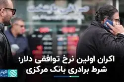 واکنش بازار به اکران اولین نرخ توافقی دلار