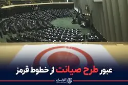 عبور طرح صیانت از خطوط قرمز