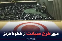 عبور طرح صیانت از خطوط قرمز
