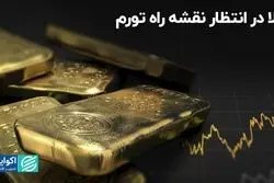 طلا در انتظار نقشه راه تورم