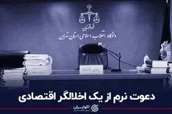 دعوت نرم از یک اخلالگر اقتصادی