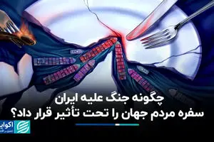 چگونه جنگ علیه ایران سفره مردم جهان را تحت تأثیر قرار داد؟