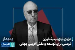 مزایای ژئوپلیتیک ایران؛ فرصتی برای توسعه و نقش‌آفرینی جهانی