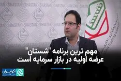 مهم ترین برنامه شستان، عرضه اولیه در بازار سرمایه است