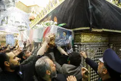 بدرقه پیکر رئیس‌ دولت سیزدهم و هیات همراه در قم