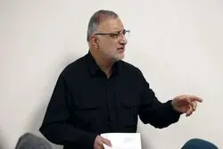 شهردار تهران در جمع عزاداران مراسم وداع در مصلی + عکس
