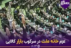 عزم خانه ملت در سرکوب بازار کالایی