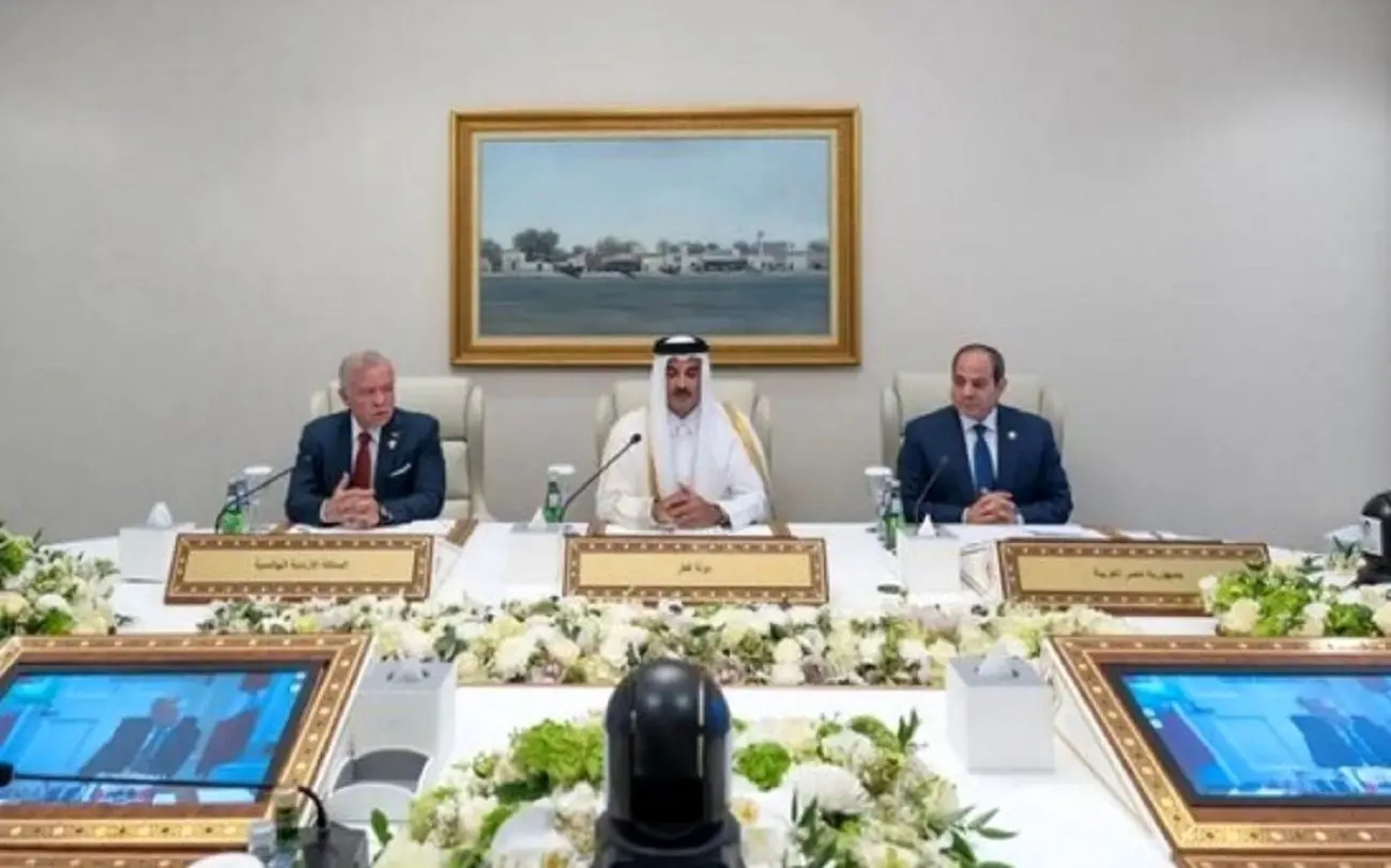 تماس تصویری رهبران خاورمیانه با سران فرانسه، انگلیس و کانادا