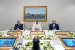 تماس تصویری رهبران خاورمیانه با سران فرانسه، انگلیس و کانادا