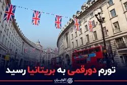 تورم دورقمی به بریتانیا رسید