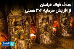 هدف فولاد خراسان از افزایش سرمایه ٣.٢ همتی