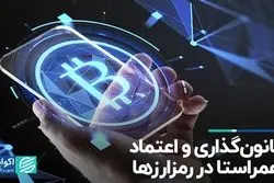 قانون‌گذاری و اعتماد، همراستا در رمزارزها