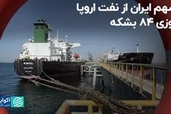 سهم ایران از نفت اروپا؛ روزی 84 بشکه