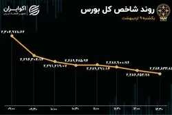 بورس ریزشی شد / سهامداران سود ذخیره کردند 
