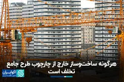 چمران: هرگونه ساخت‌وساز خارج از چارچوب طرح جامع، تخلف است