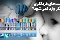 کیت‌های غربالگری دیگر وارد نمی‌شود؟